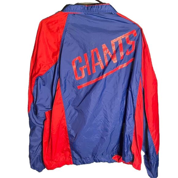 Vintage 90's New York Giants Apex One 1/2 Zip Pullover Windbreaker Jacket - Picture 2 of 6